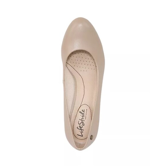 LIFESTRIDE Parigi Dress Pumps Taupe Beige Classic Old Money Norm SZ 12:NWT/Box - Picture 3 of 16